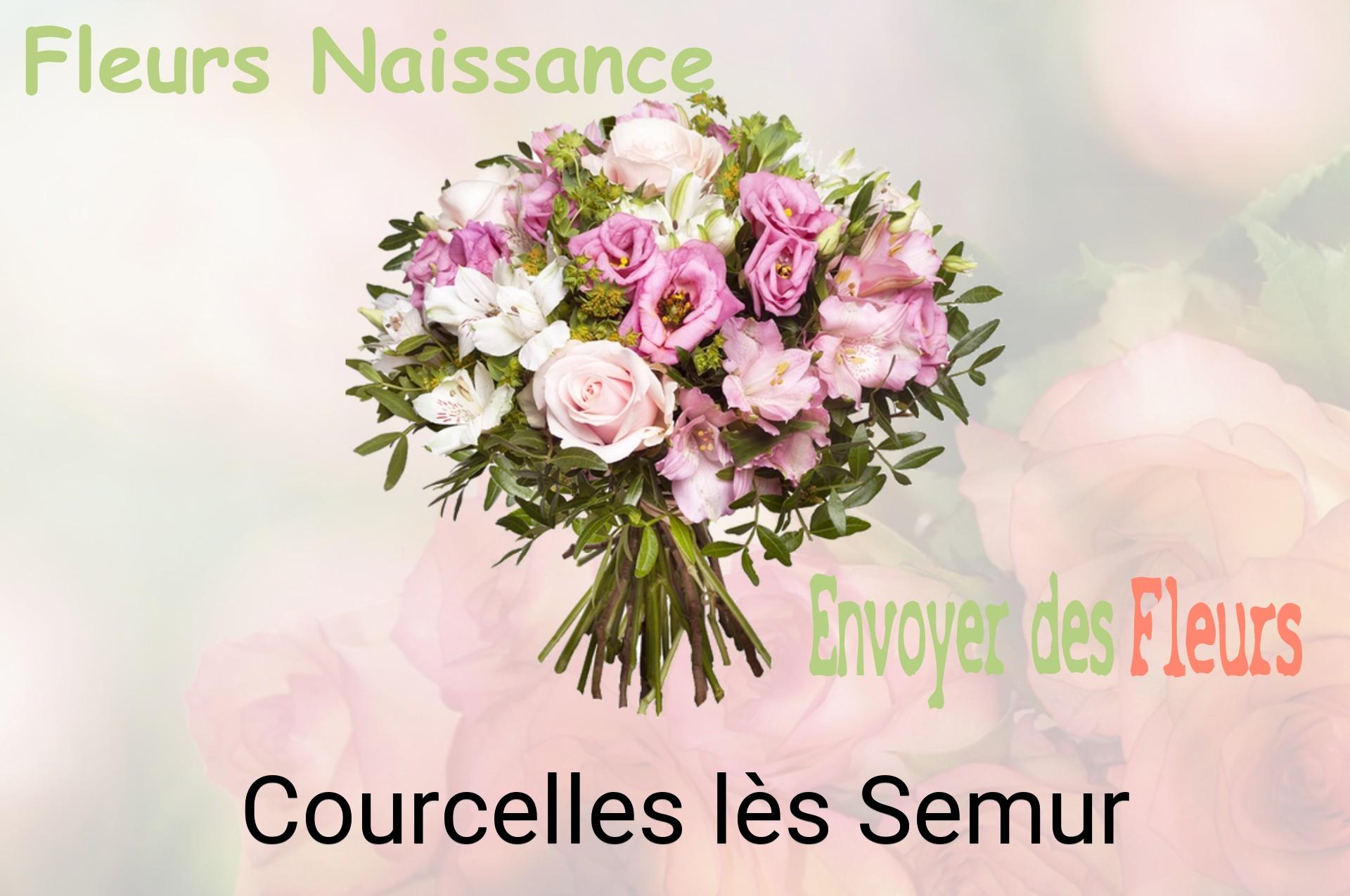 Bouquet de fleurs de naissance livré à Courcelles-lès-Semur