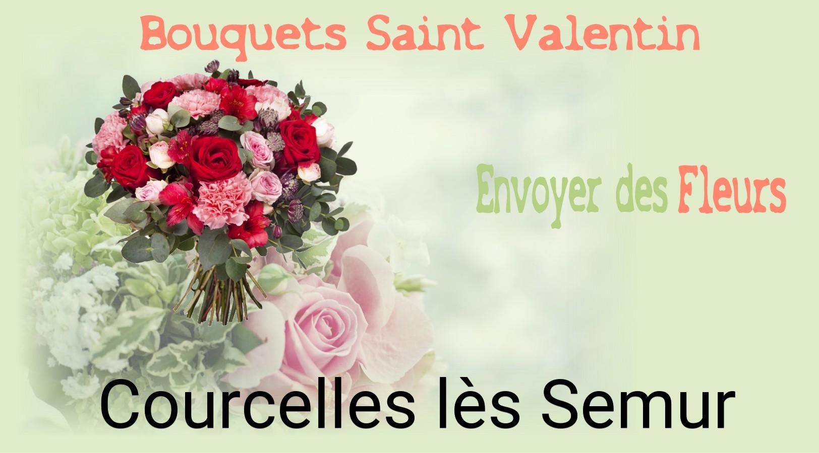 Roses de Saint-Valentin livrées à Courcelles-lès-Semur